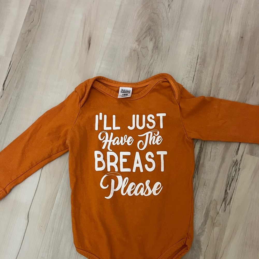 Thanksgiving bodysuit I’ll just have the breast please